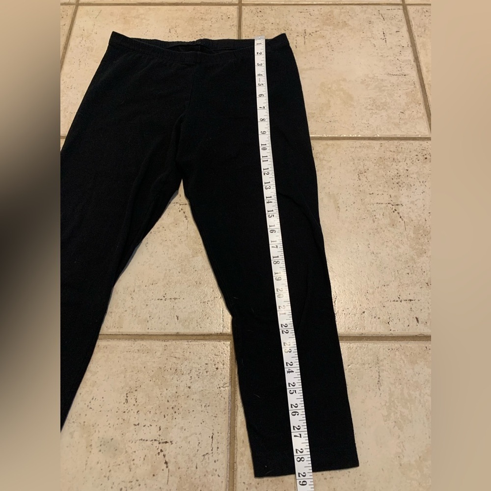 💜 Old Navy Black Stretch Leggings - Size Medium - Picture 5 of 5